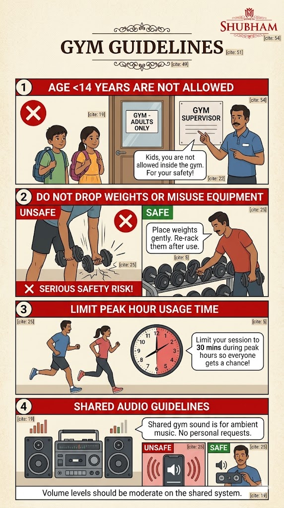 Gym guidelines